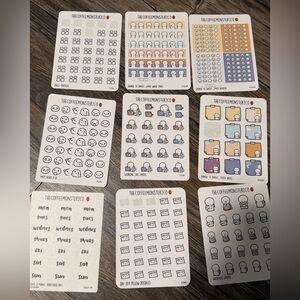 TheCoffeeMonsterzCo Planner Stickers